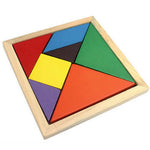 Wooden Tangram 7 Piece Jigsaw Puzzle