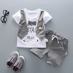 2pcs set Toddler boy summer sport clothes