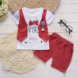 2pcs set Toddler boy summer sport clothes