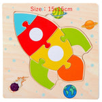 Montessori Wooden Puzzle Educational