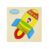 Baby Toys Wooden Puzzle Cute