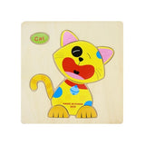 Baby Toys Wooden Puzzle Cute