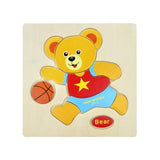 Baby Toys Wooden Puzzle Cute