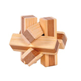 Brain Teaser Kong Ming Lock 3D Wooden