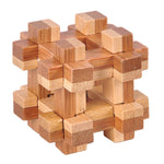 Brain Teaser Kong Ming Lock 3D Wooden